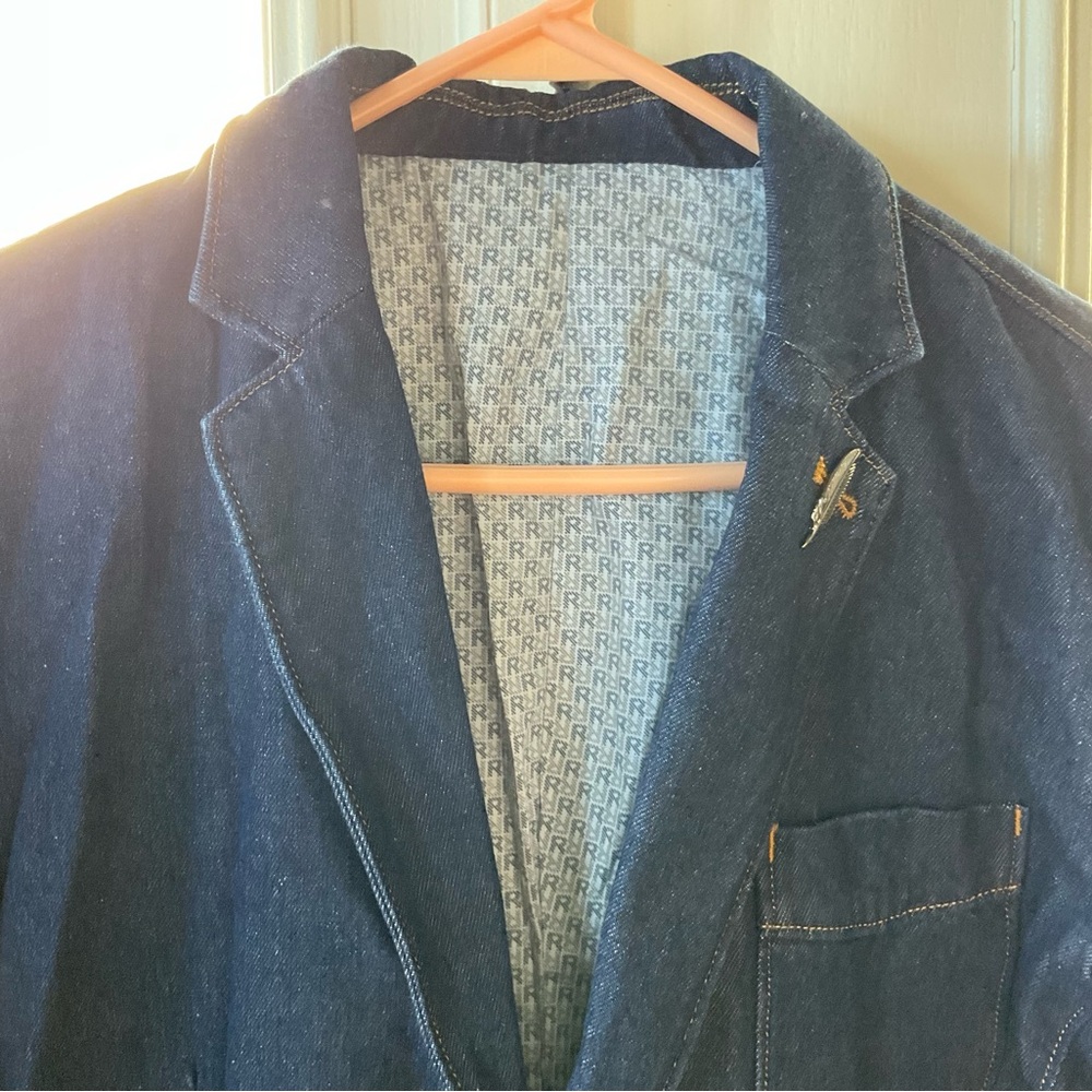 Denim Blazer, Size M - Picture 6 of 7